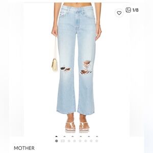 MOTHER THE MID RISE RAMBLER ZIP
FLOOD
WASH: RIPPED
OFF
CUT# 713653